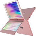 10 Color Backlit 360 Rotatable Keyboard Case U749