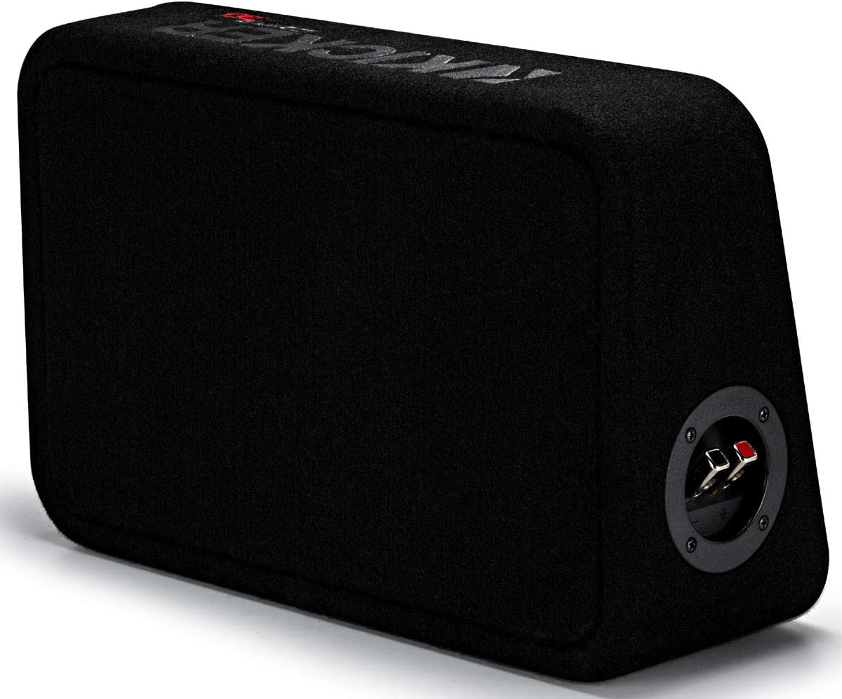 6.75 Loaded Sealed Sub Box Bundle with Amplifier & Amp Kit H656