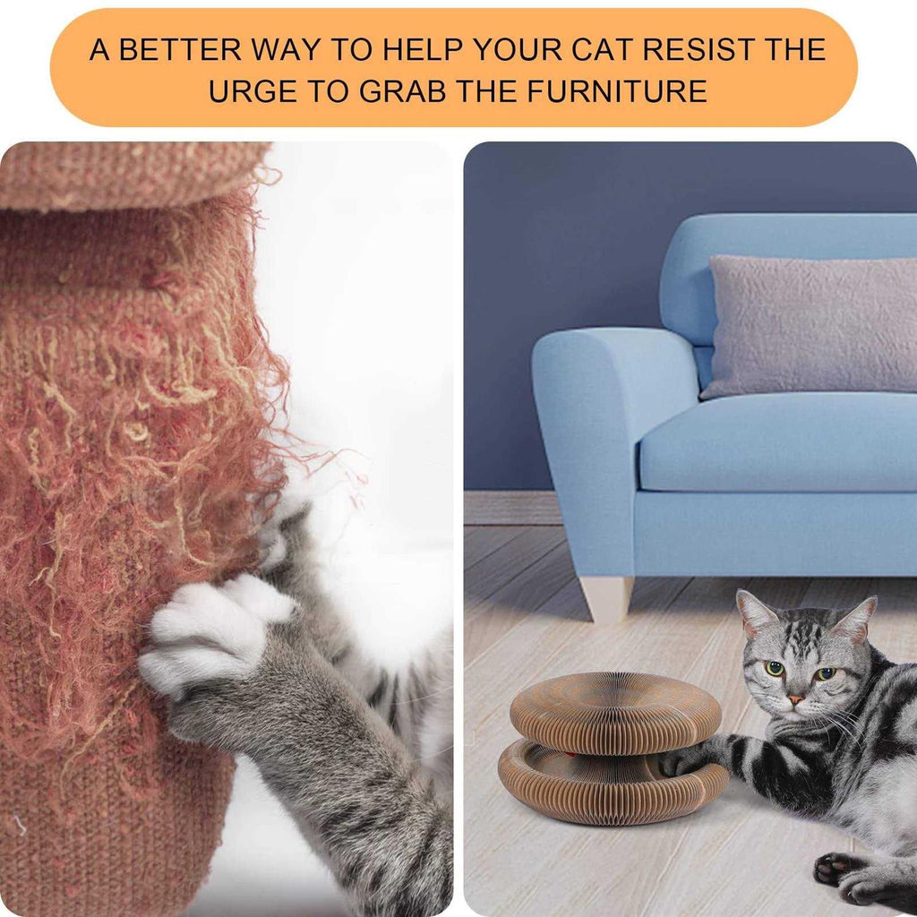 Magic Cats Scratching Board Interactive Scratch Pad Scratcher with Ball V5664