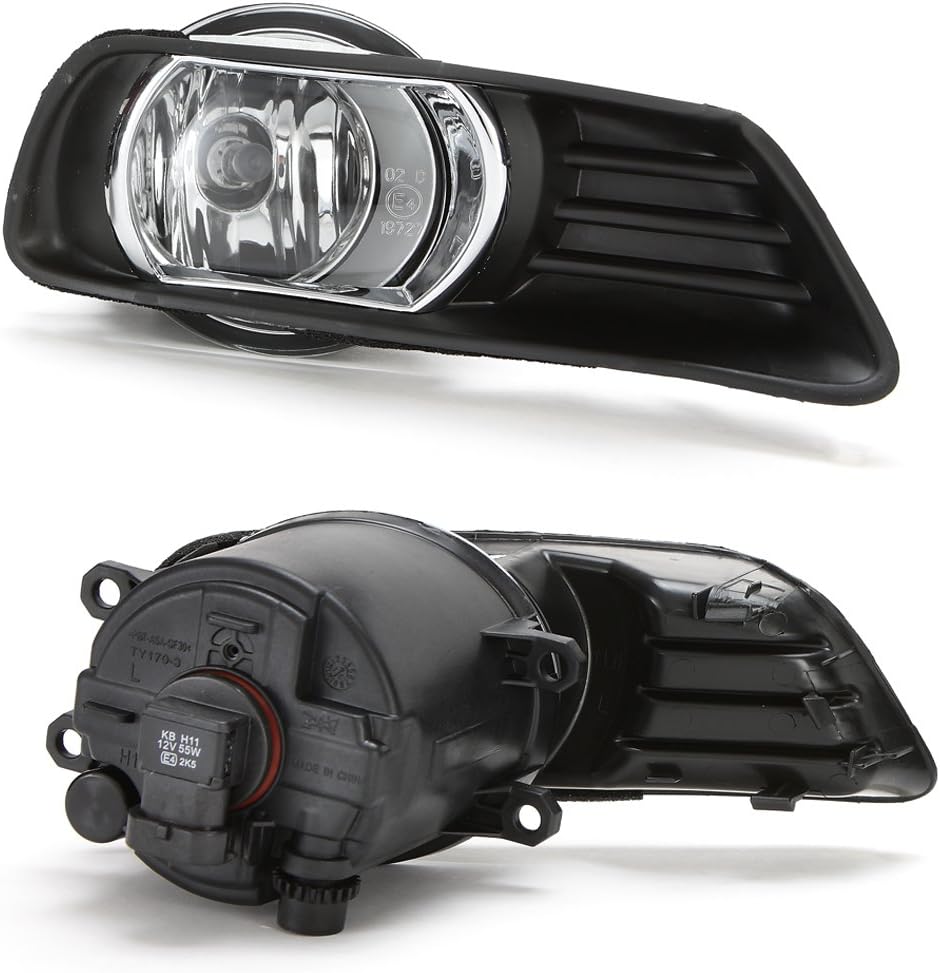 Fog Lights for 2007-2009 Toyota Camry, Clear Lens, Pack of 2 I54401