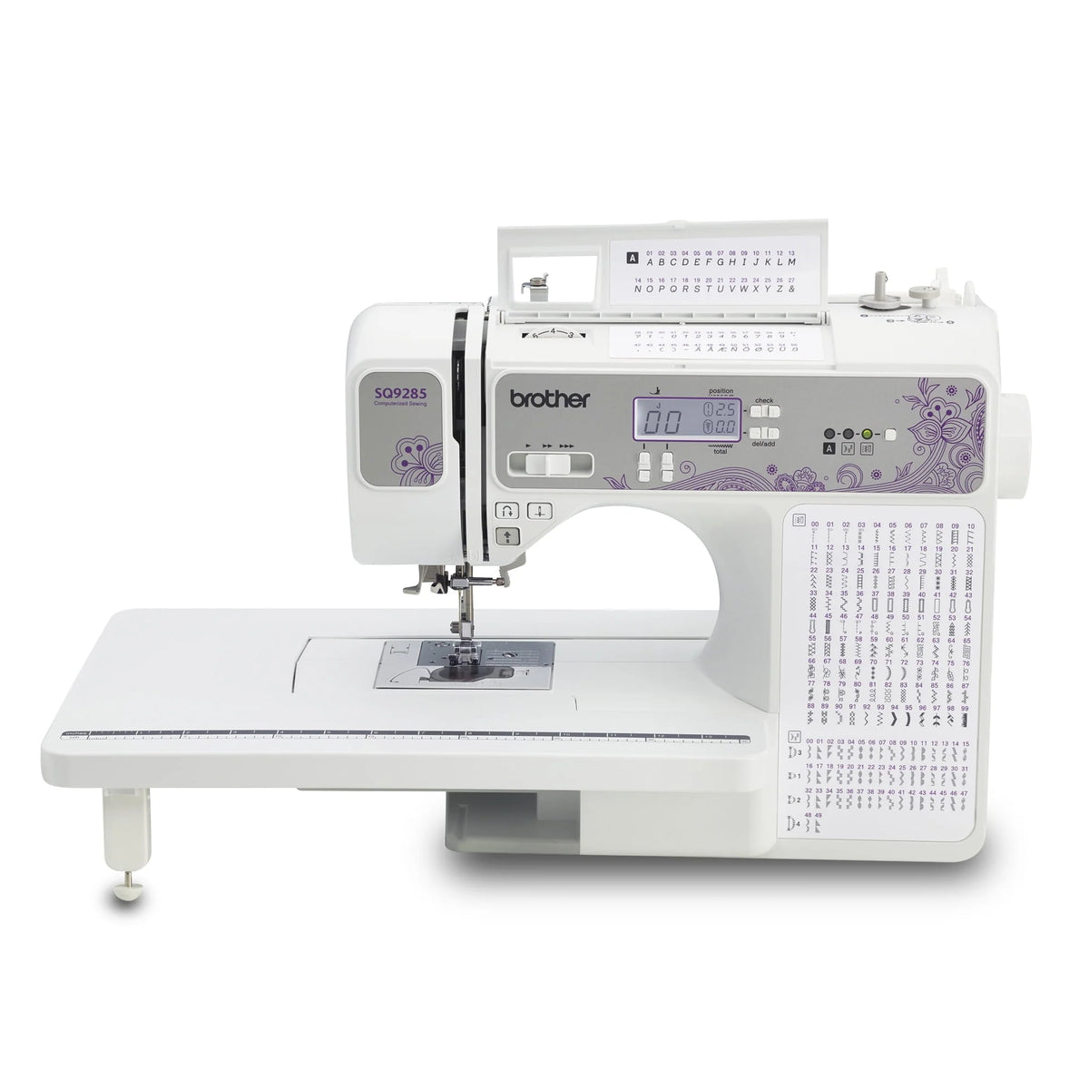 Computerized Sewing and Quilting Machine with Wide Table H4605