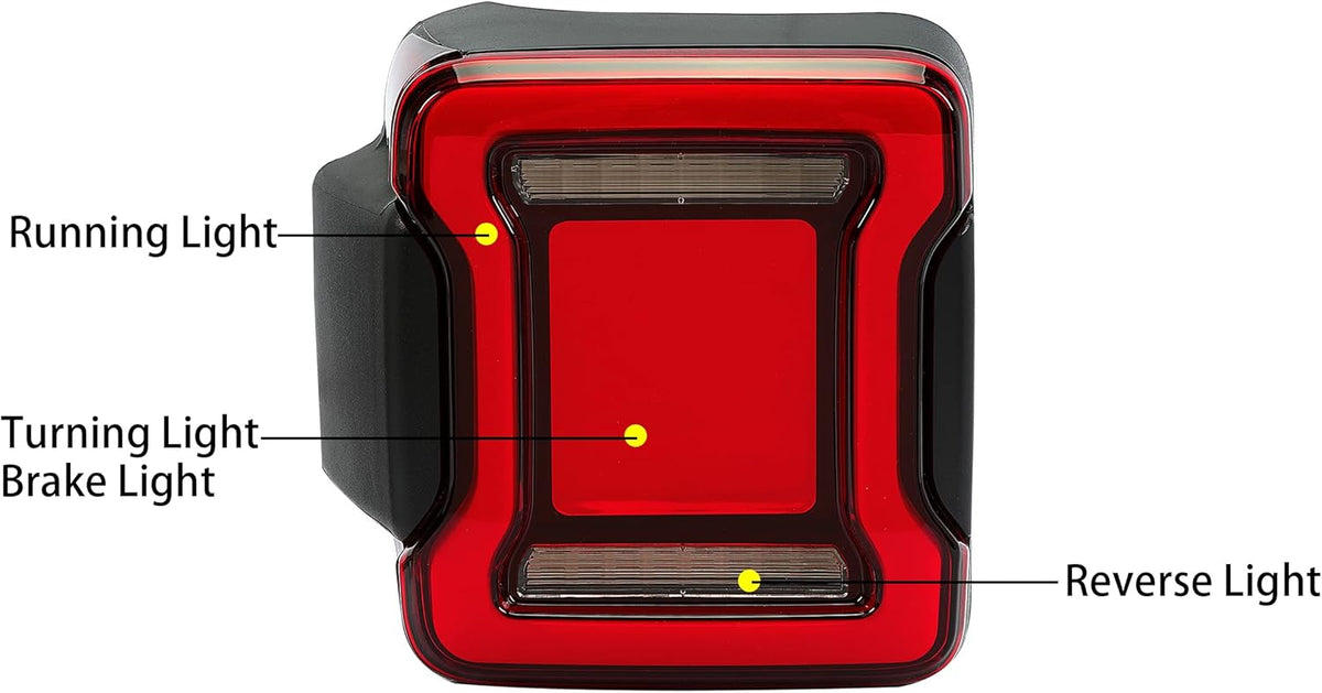 LED Dynamic Tail Light Assembly Set K5140
