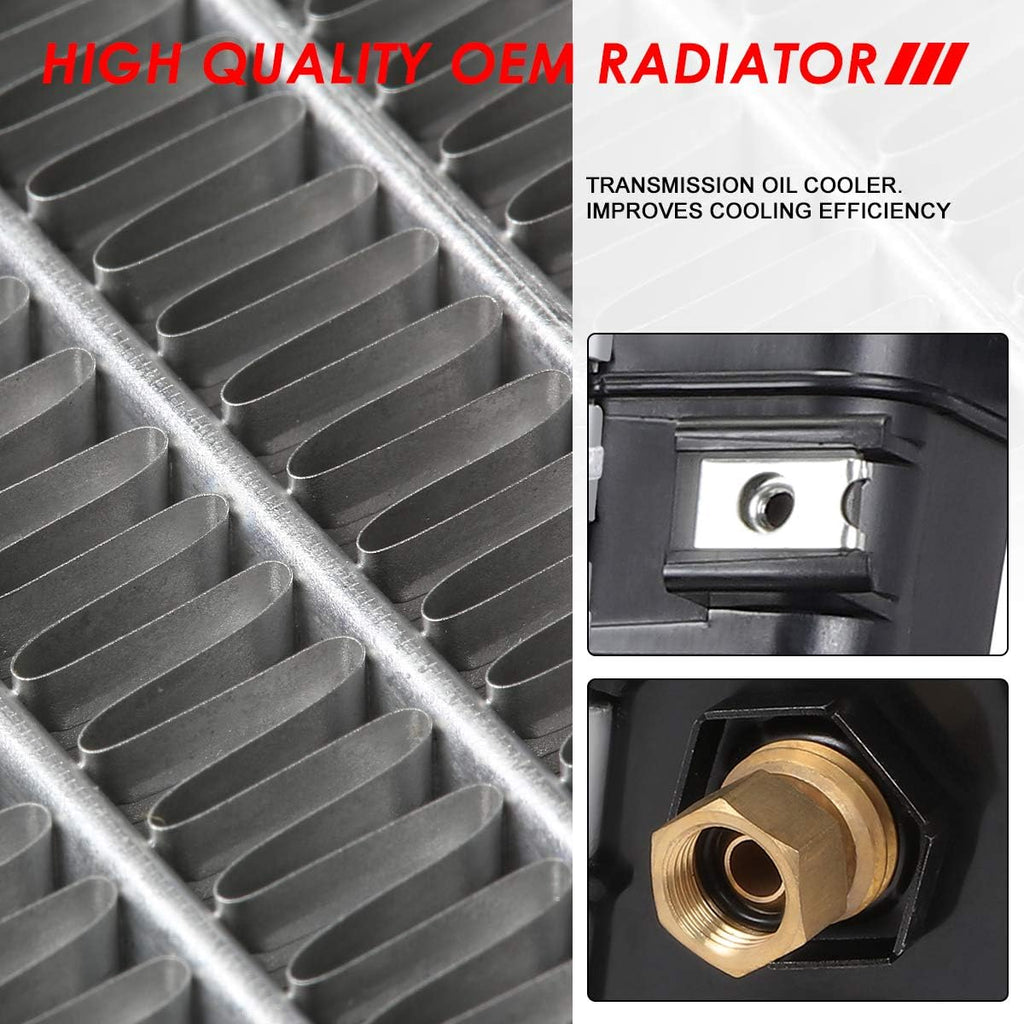 1-Row Cooling Radiator Aluminum Core K96181
