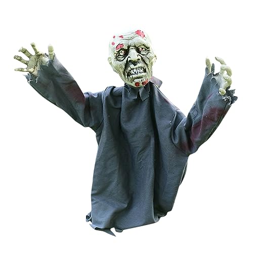Animated Halloween Decoration 23inch Beige E5134