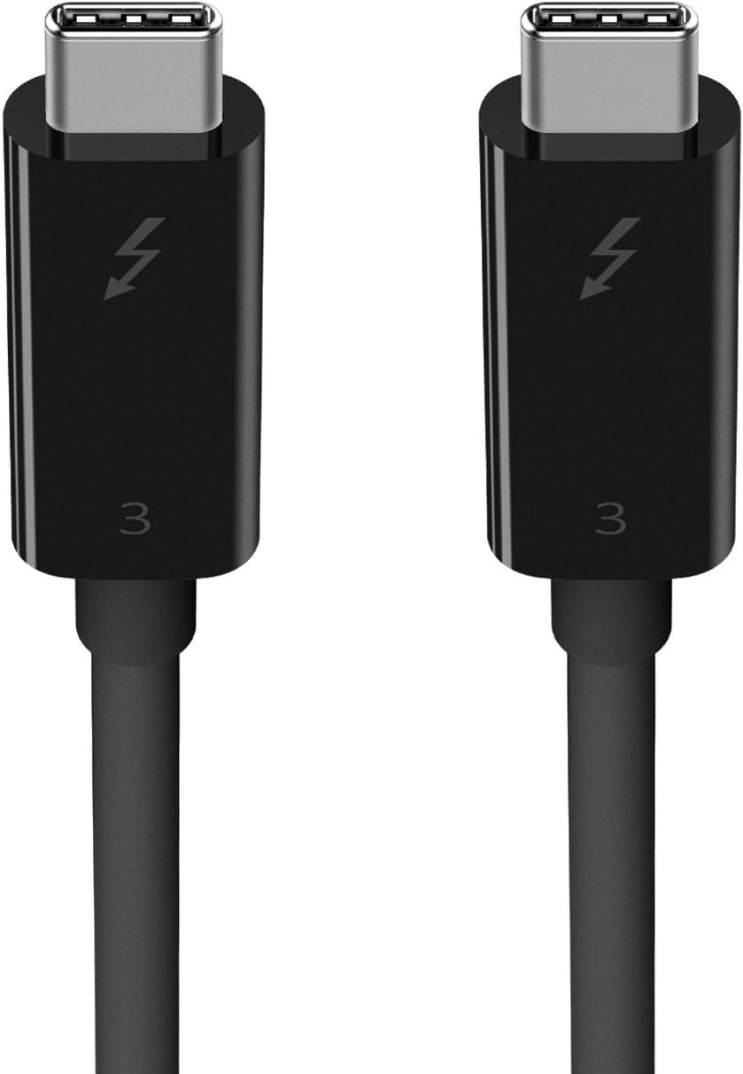 Thunderbolt 3 Cable, 100 Watts (6.5 Feet/ 2 Meters) X4179
