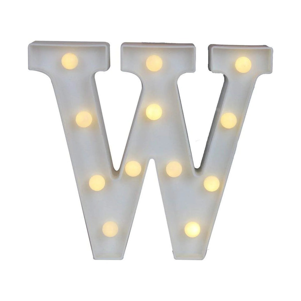 Light up Letter LED Alphabet Number Symbol Plastic Decoration D1623