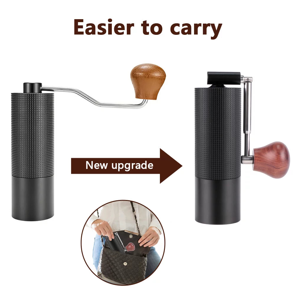 Portable Stainless Steel Burr Coffee Grinder Y890814