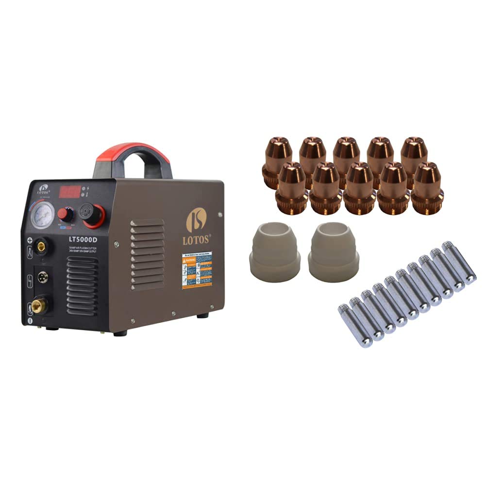 Plasma Cutter 50A Dual Voltage 110/220V AC 1/2" Clean Cut Y291