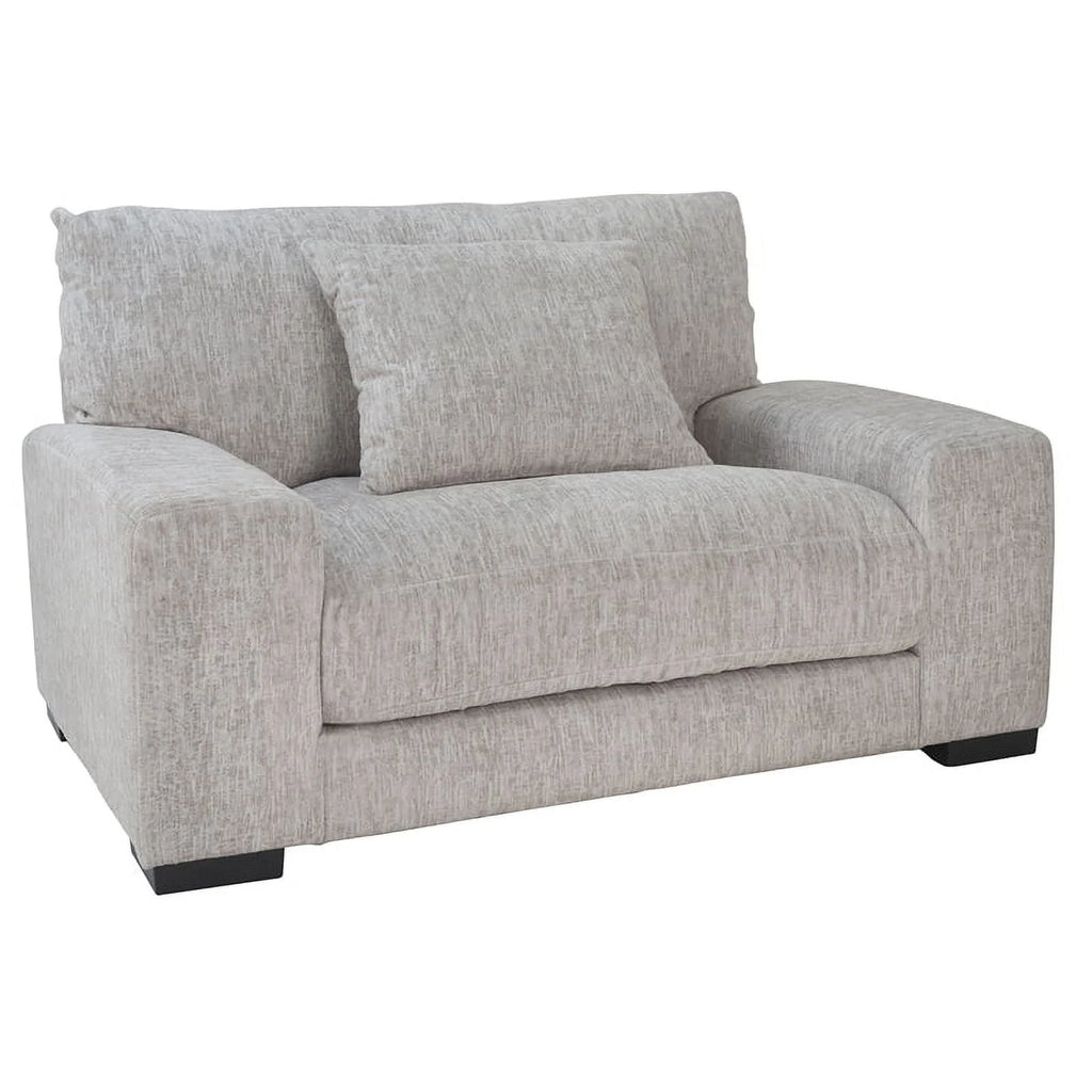 Cream Microfiber Chair E642