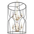 Eight Light Foyer Black E170