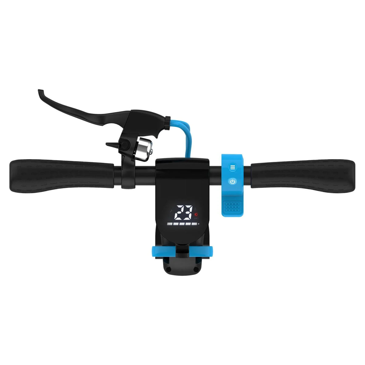 Electric Scooter with LED Headlights, 15 MPH Max Speed, 220 lbs Max Weight, Black K84723