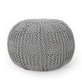 Gray Pouf L4169