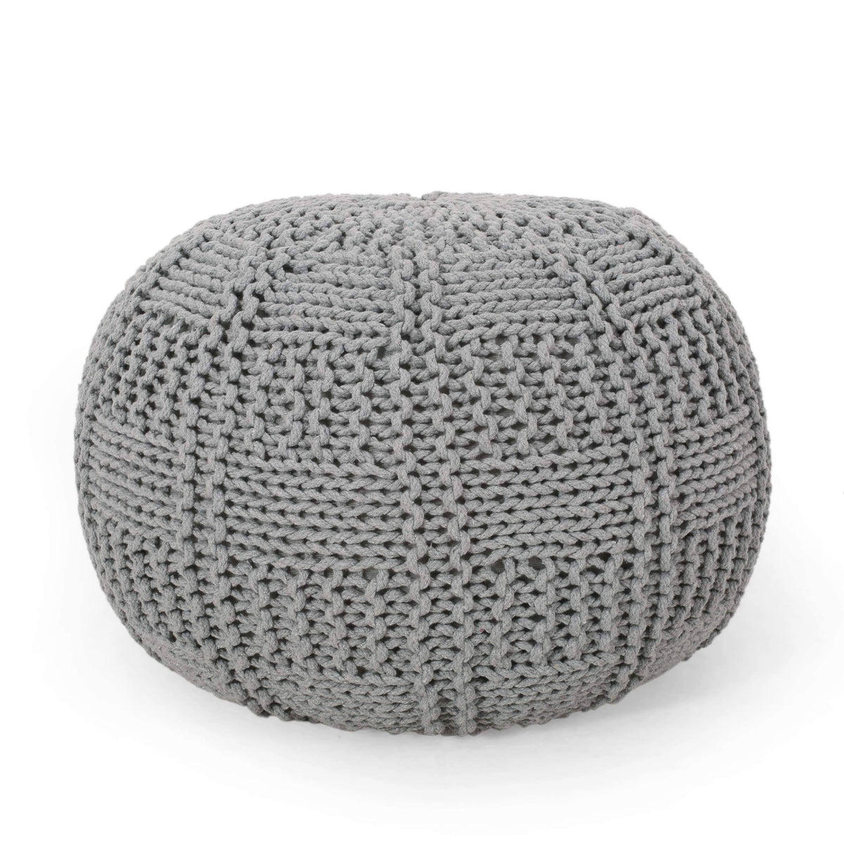 Gray Pouf L4169