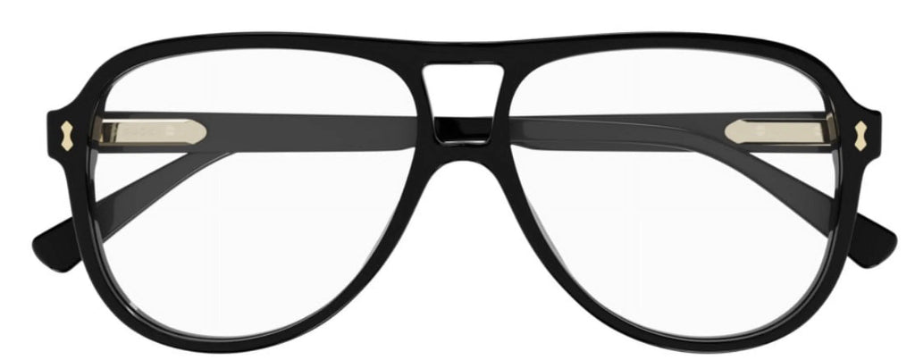 Black 57 mm Men's Eyeglasses M1517