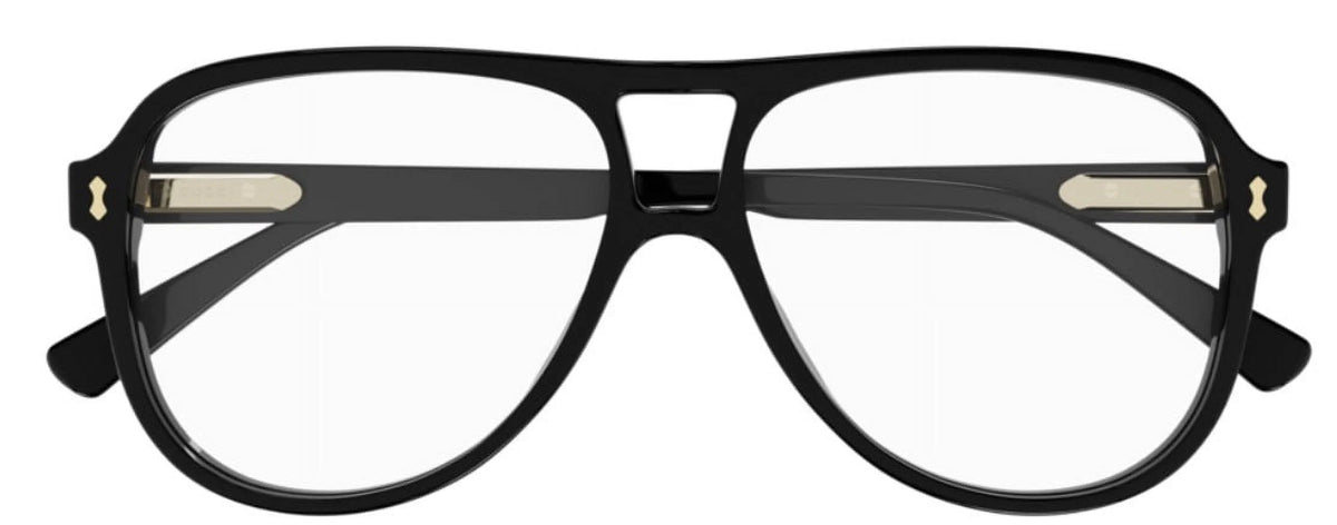 Black 57 mm Men's Eyeglasses M1517