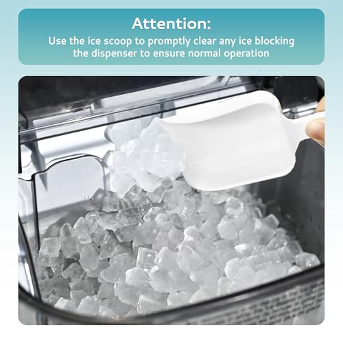 Countertop Nugget Ice Maker with Ice Scoop & Basket C121