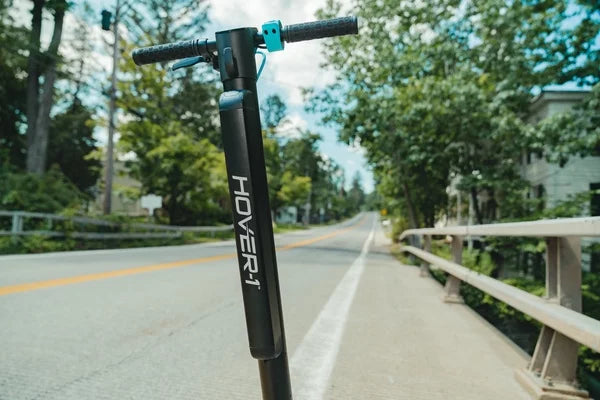 Electric Scooter with LED Headlights, 15 MPH Max Speed, 220 lbs Max Weight, Black K84723
