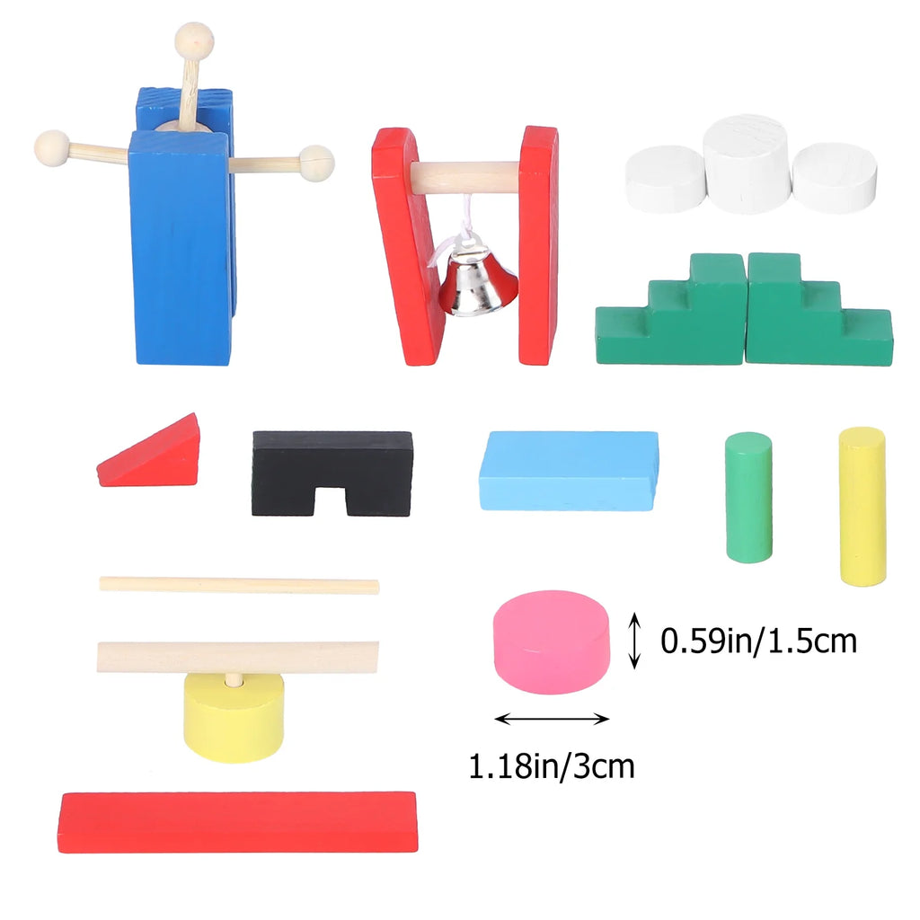 Wooden Domino Blocks Building Toy L138