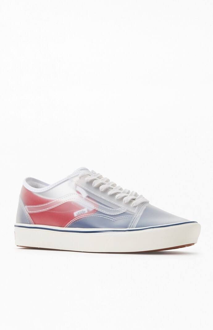 Canvas ComfyCush Slip-Skool True Navy Red Shoes S9175