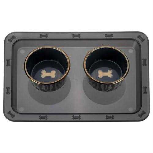 Black Pet Dinner Tray Z69560