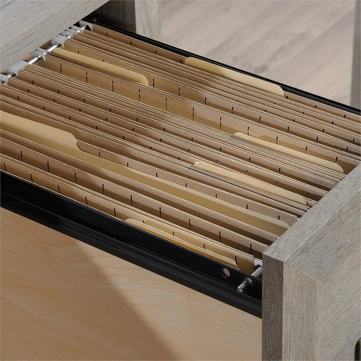 Engineered Wood Writing Desk in Mystic Oak J7306