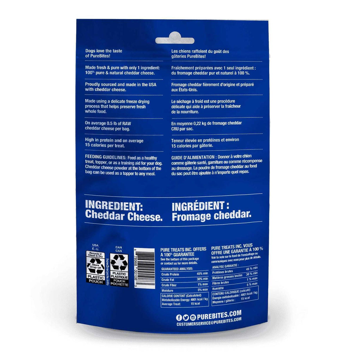 Cheddar Cheese Freeze Dried Dog Treats G2803