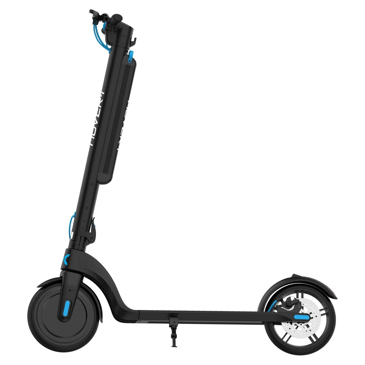 Electric Scooter with LED Headlights, 15 MPH Max Speed, 220 lbs Max Weight, Black K84723