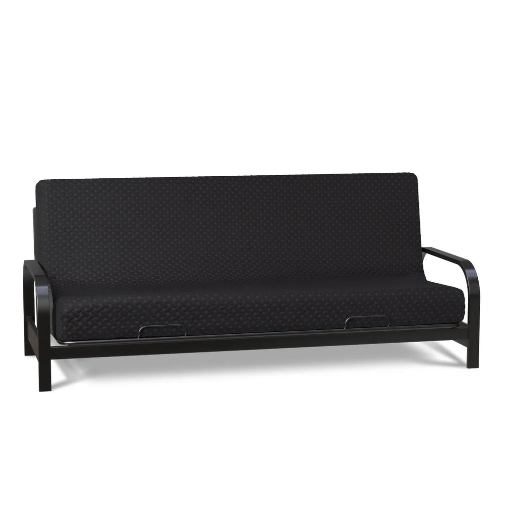 Memory Foam Futon Sofa Bed Mattress Full Size Midnight Black P76744