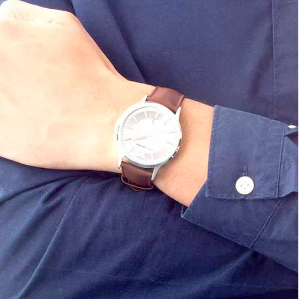 Black Dial Stainless Steel Men's Watch V157533