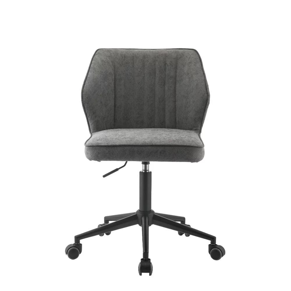 Vintage Gray PU Office Chair J18117