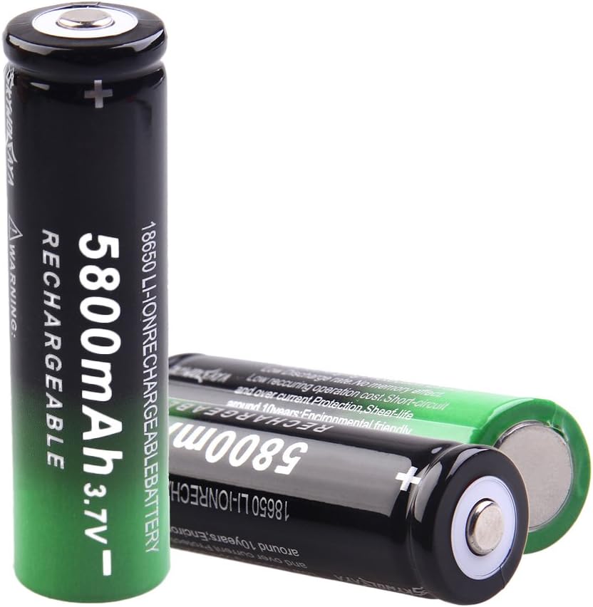 50 Pack 18650 Rechargeable 5800mAh 20A 3.7V Button Top Li-ion Batteries Y20875