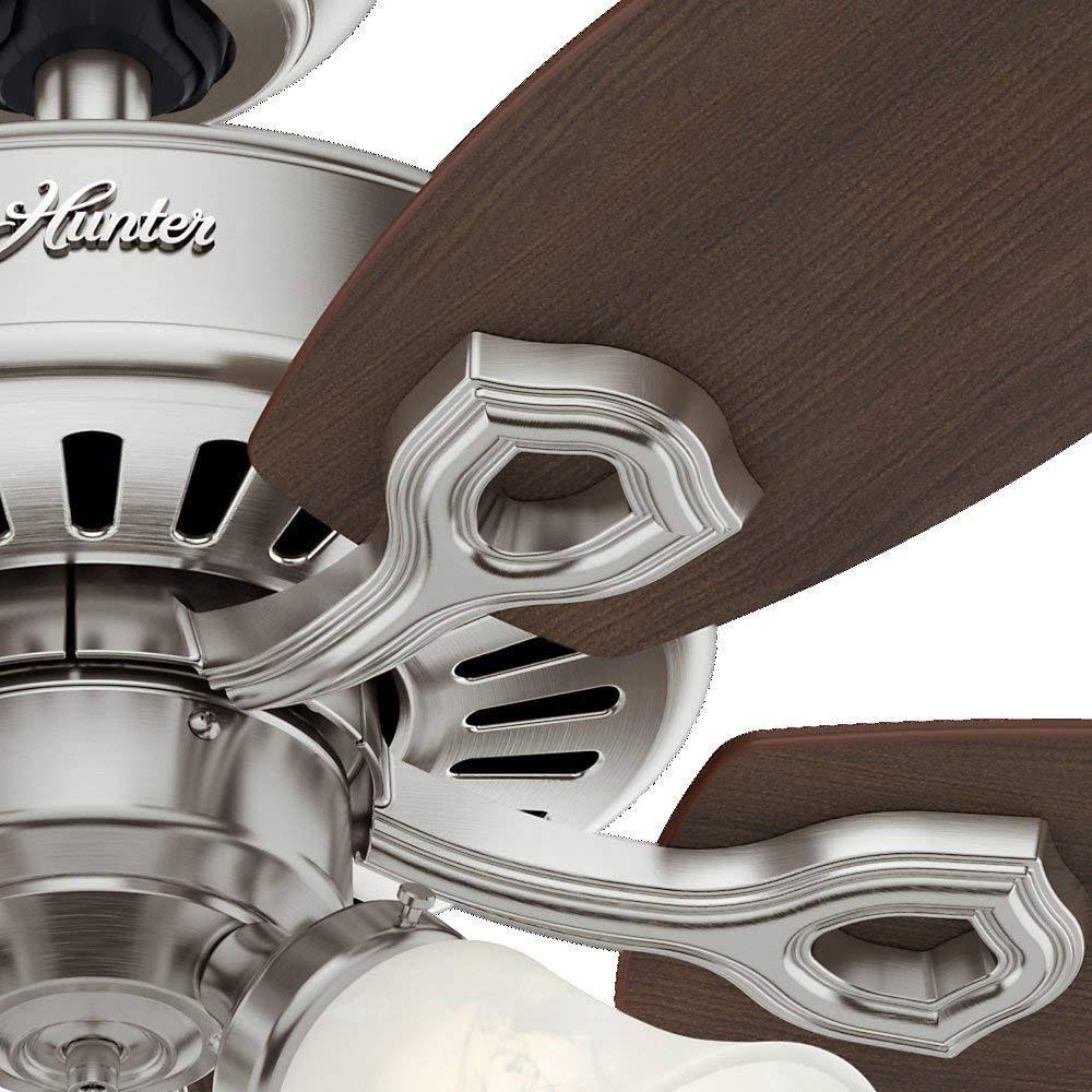 Brushed Nickel 42-Inch Ceiling Fan with Five Blades B771