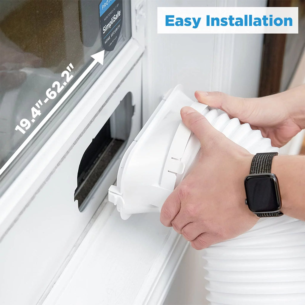 8,000 BTU Portable Air Conditioner with Remote Control & Window Kit B808947