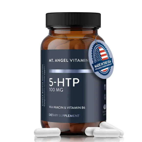 5-HTP Supplement with Niacin Vitamin B6 60 Capsules Z1040