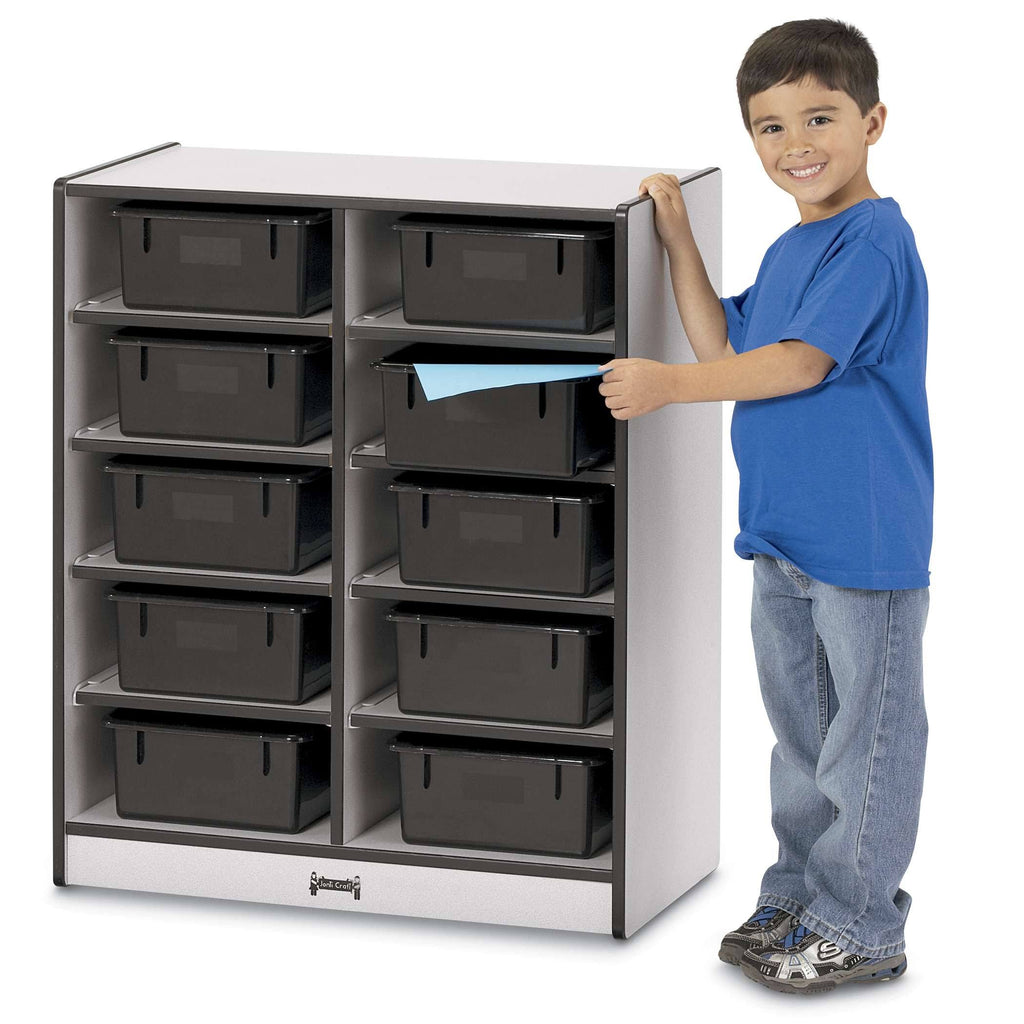Blue 10 Tub Mobile Storage R9475