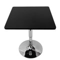 Adjustable Height 360 Rotatable Square Bar Table Black M3077