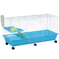 40” Rolling Pet Cage Set with Ramp & Feeder U864246