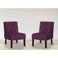 21'' Wide Tufted Velvet Slipper Chair Set of 2 A594093