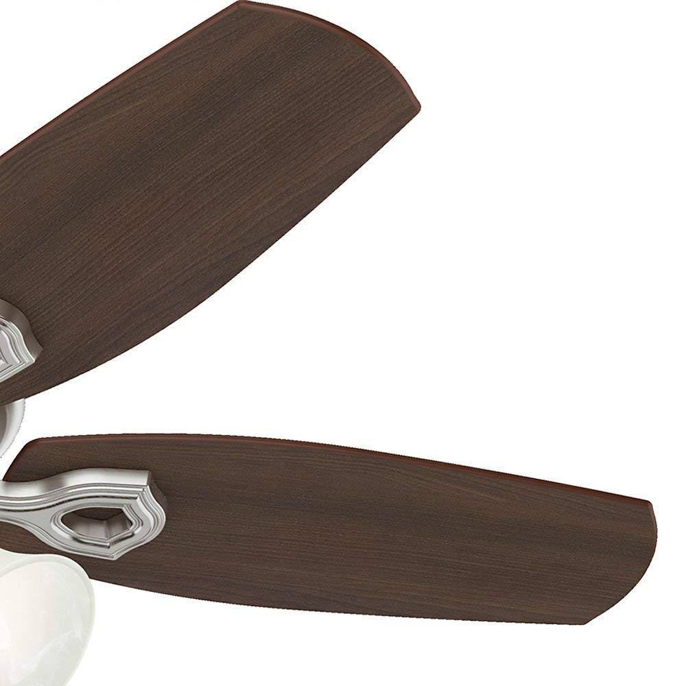 Brushed Nickel 42-Inch Ceiling Fan with Five Blades B771