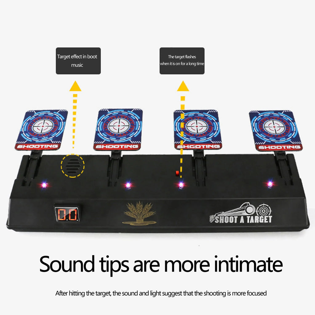 4 Targets LED Light Shooting Targets with Auto Reset L508