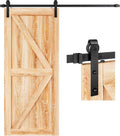 6.6 FT Heavy Duty Sliding Barn Door Hardware Track Kit Q504