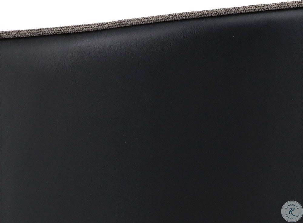 Sparrow Grey / Napa Black Dining Armchair A37009