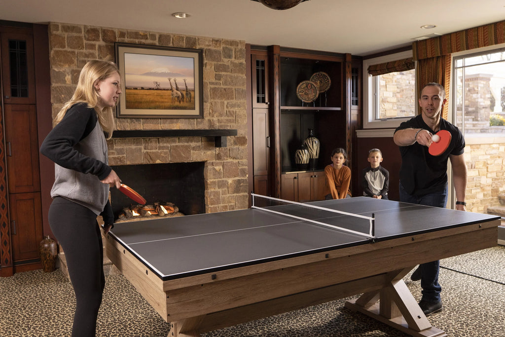 3 in 1 Multi Game Pool Table with Dining and Table Tennis Tables U320