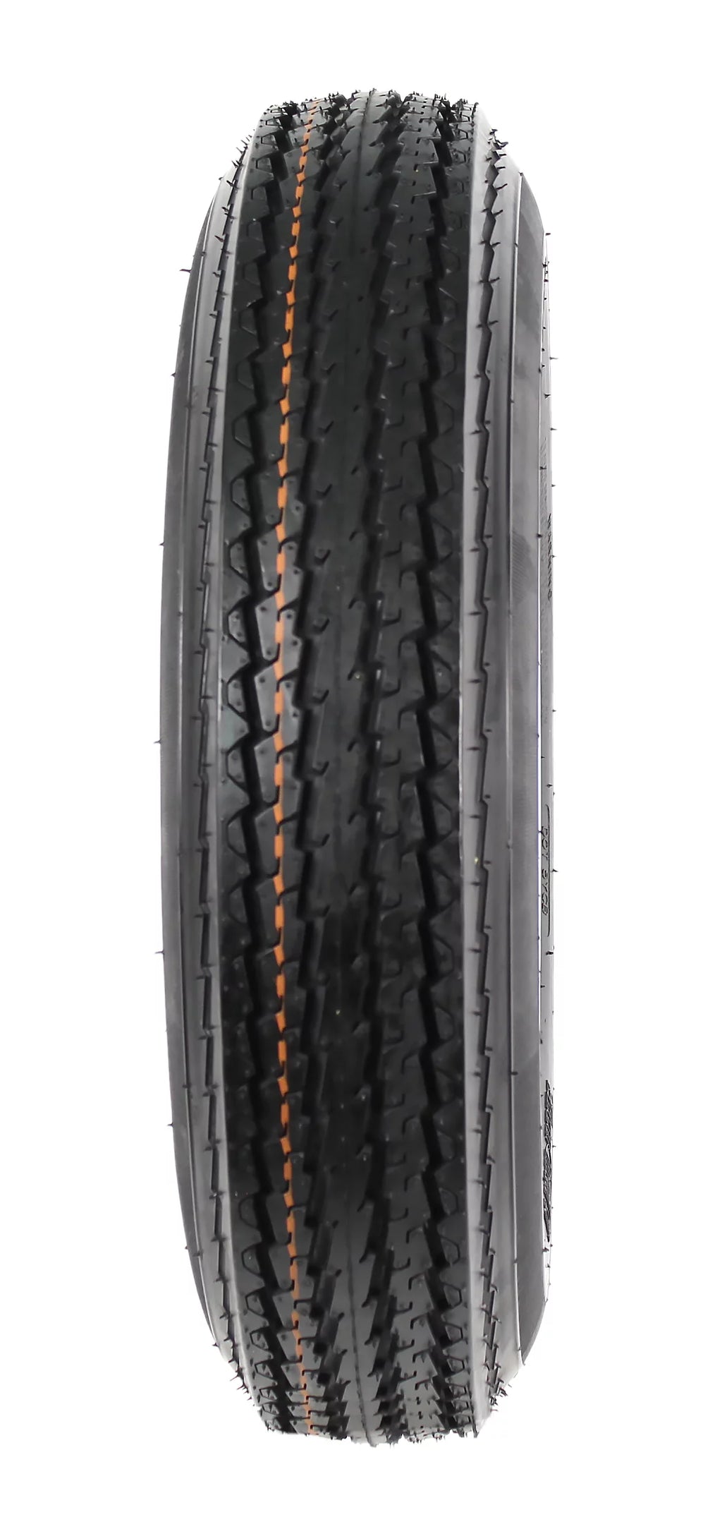 Two Trailer Tires On Rims 5.30-12 5 Hole White Spoke G110519