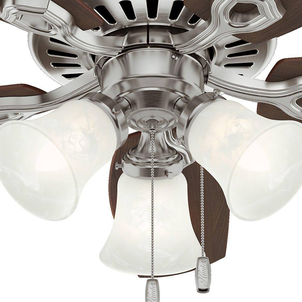 Brushed Nickel 42-Inch Ceiling Fan with Five Blades B771