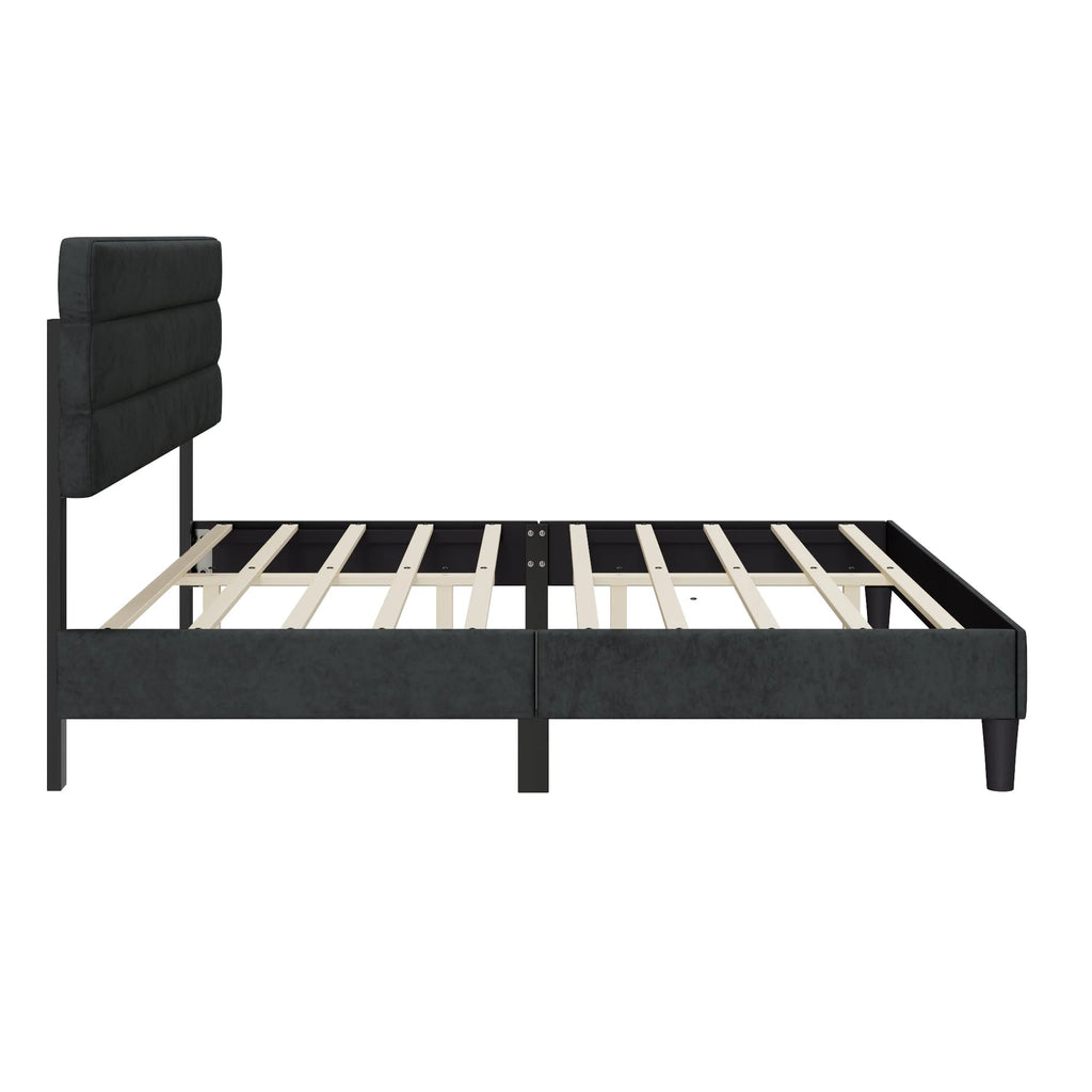 King Size Dark Gray Bed Frame U656458