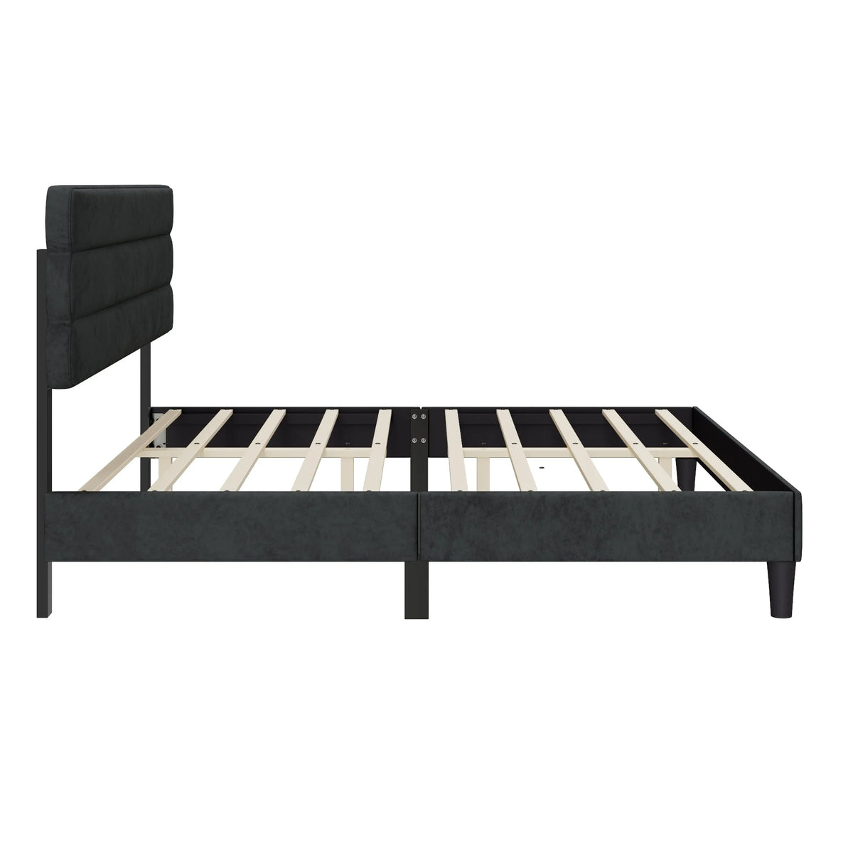 King Size Dark Gray Bed Frame U656458