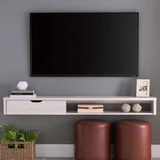 White Oak Floating Wall-Mounted Media Console O61837