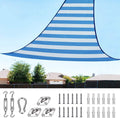 24x24 Ft 185G HDPE Square Sun Shade Sail Canopy T92285