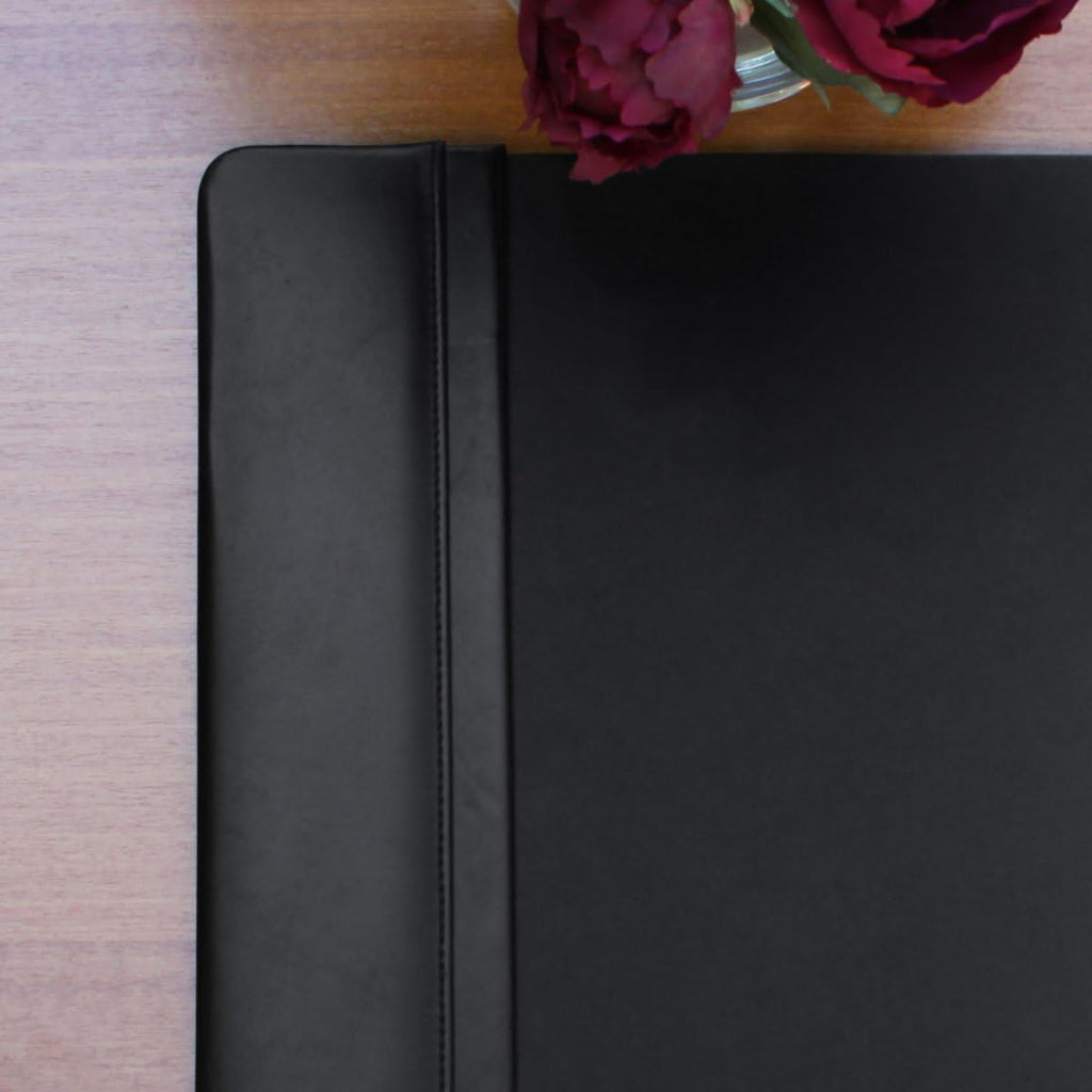 Black Leather Desk Pad W850652